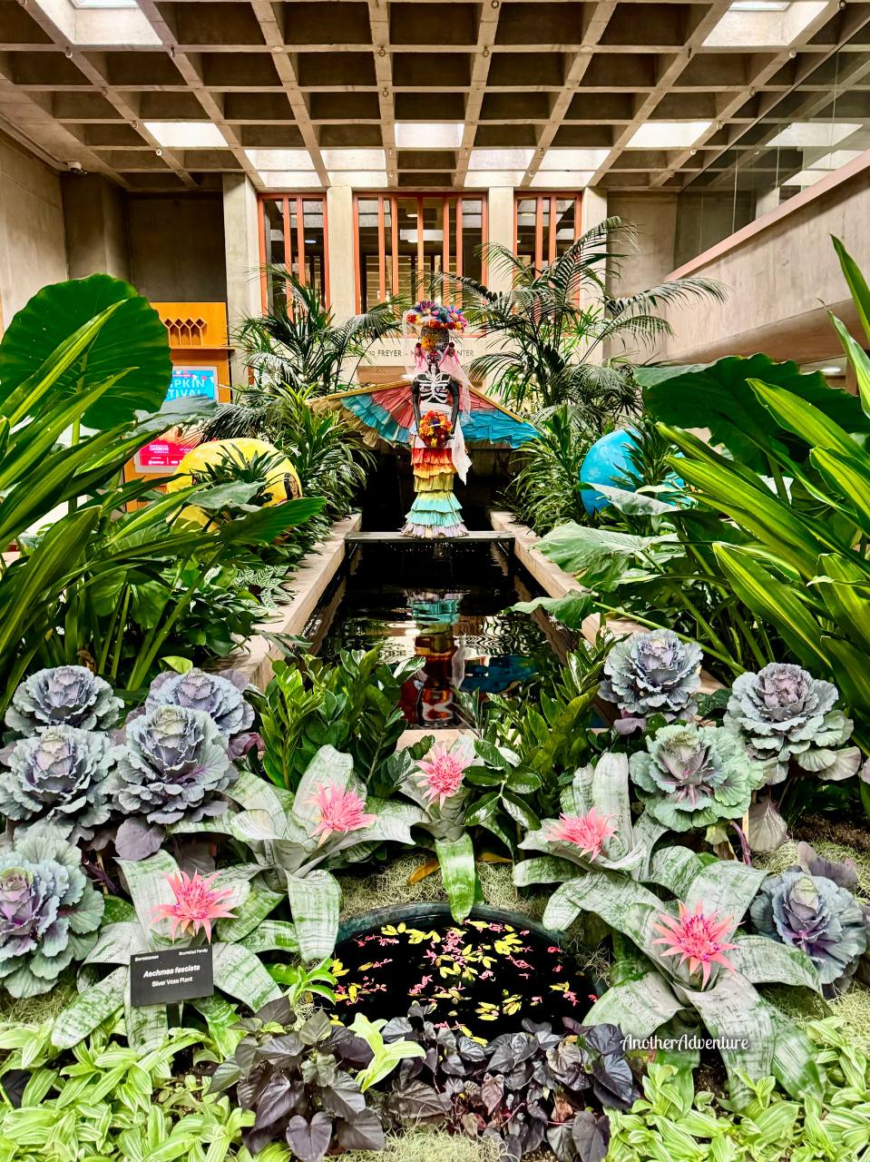 indoor garden halloween display