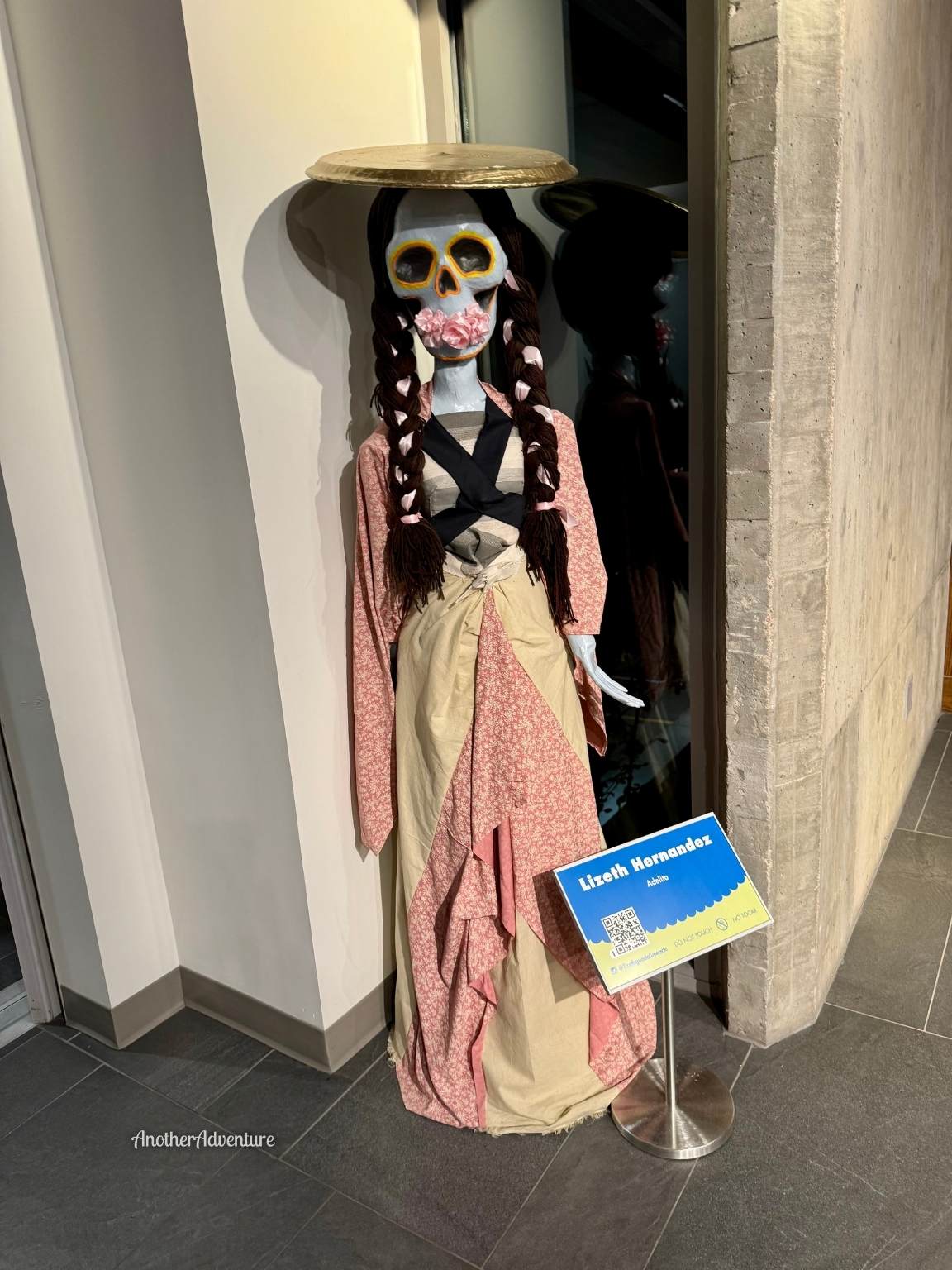 skeleton wearing a dress