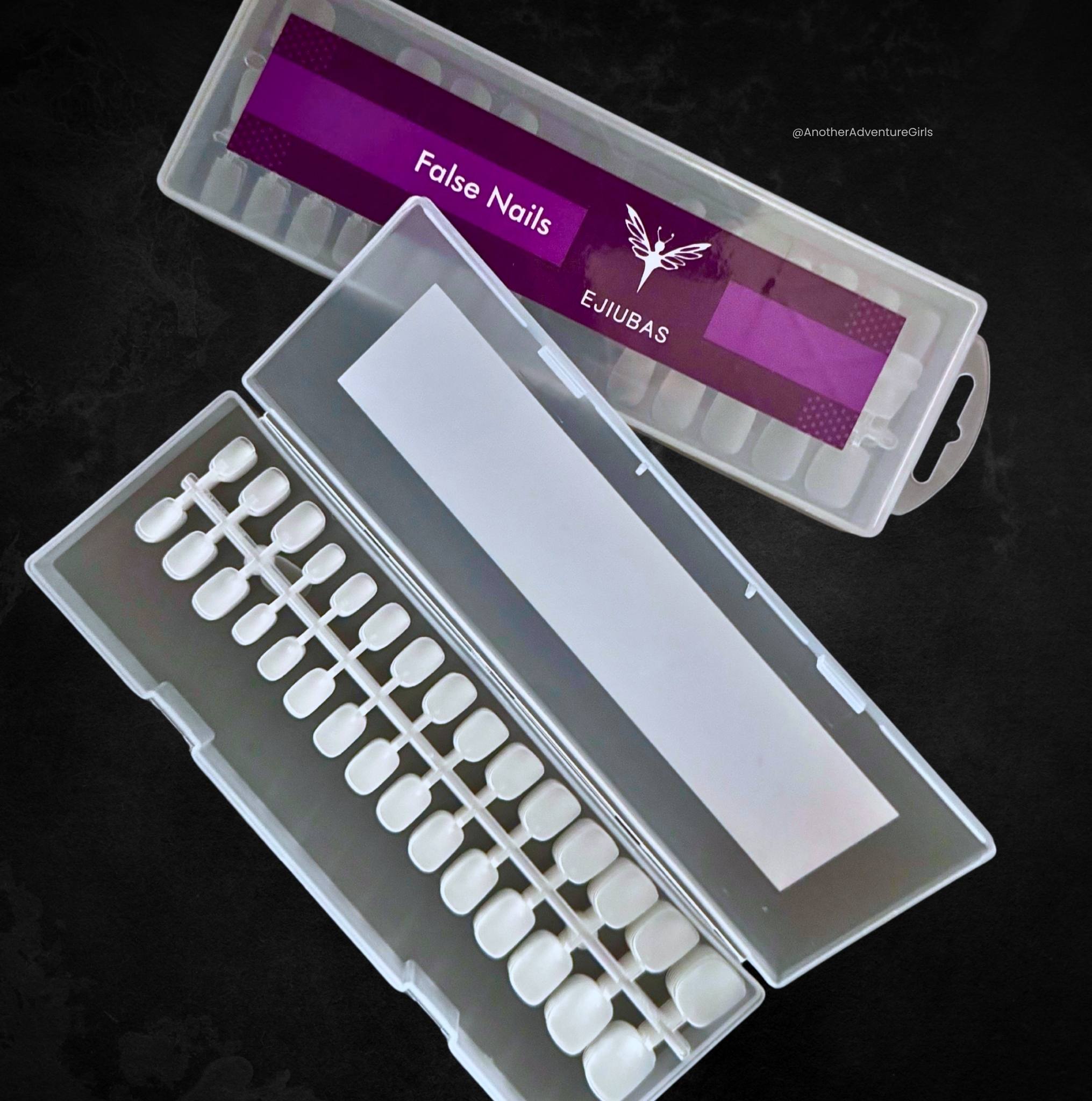 clear blank press on nails before painting