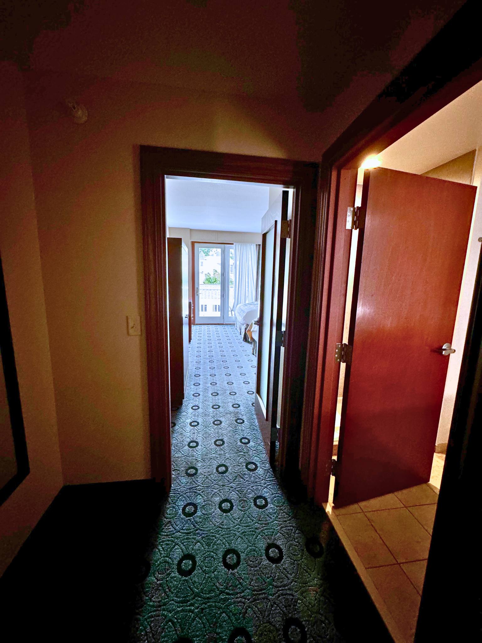 hallway of guest suite
