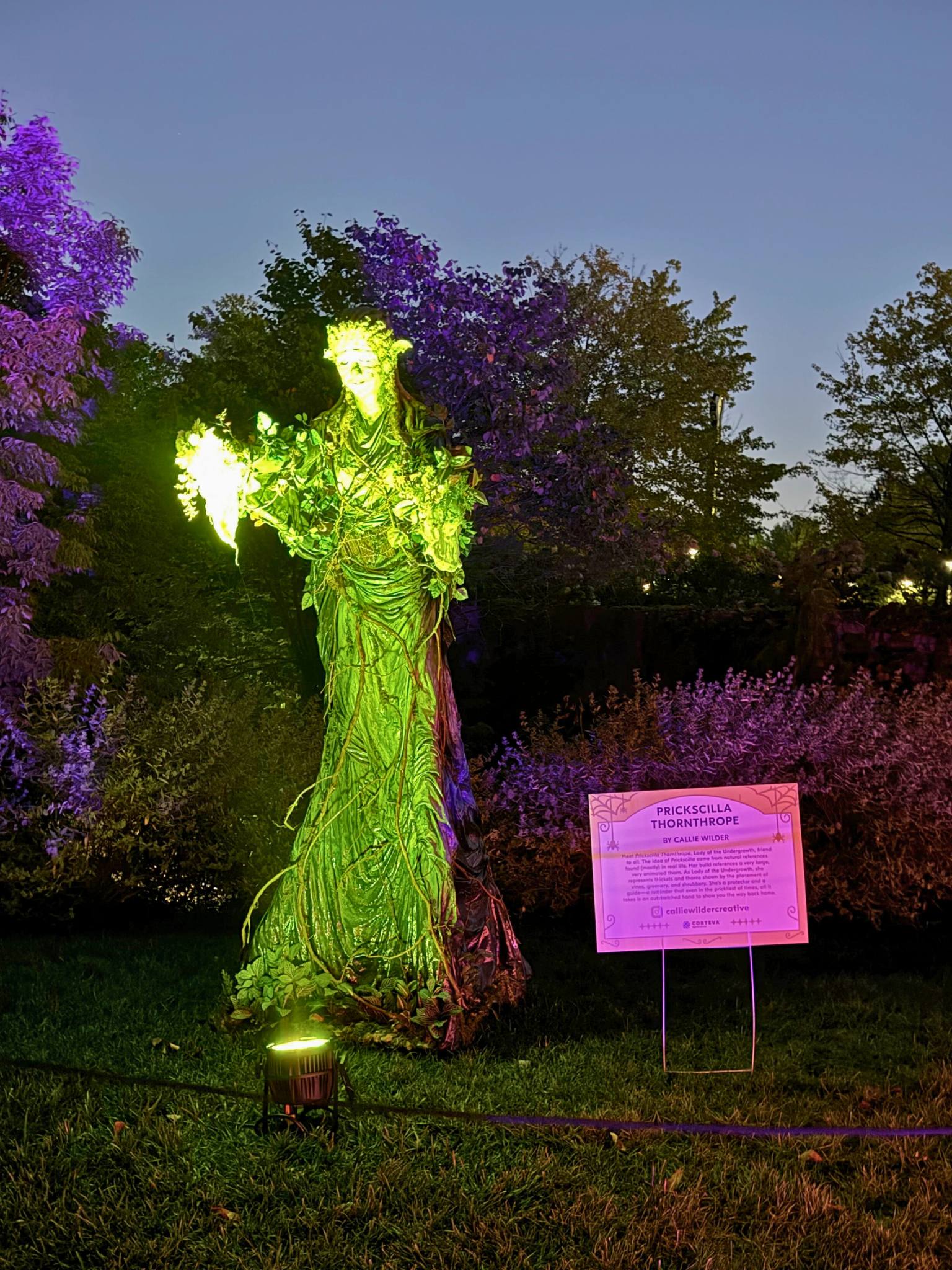 tall green monster woman