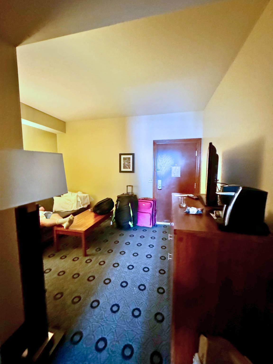 living room side of guest suite