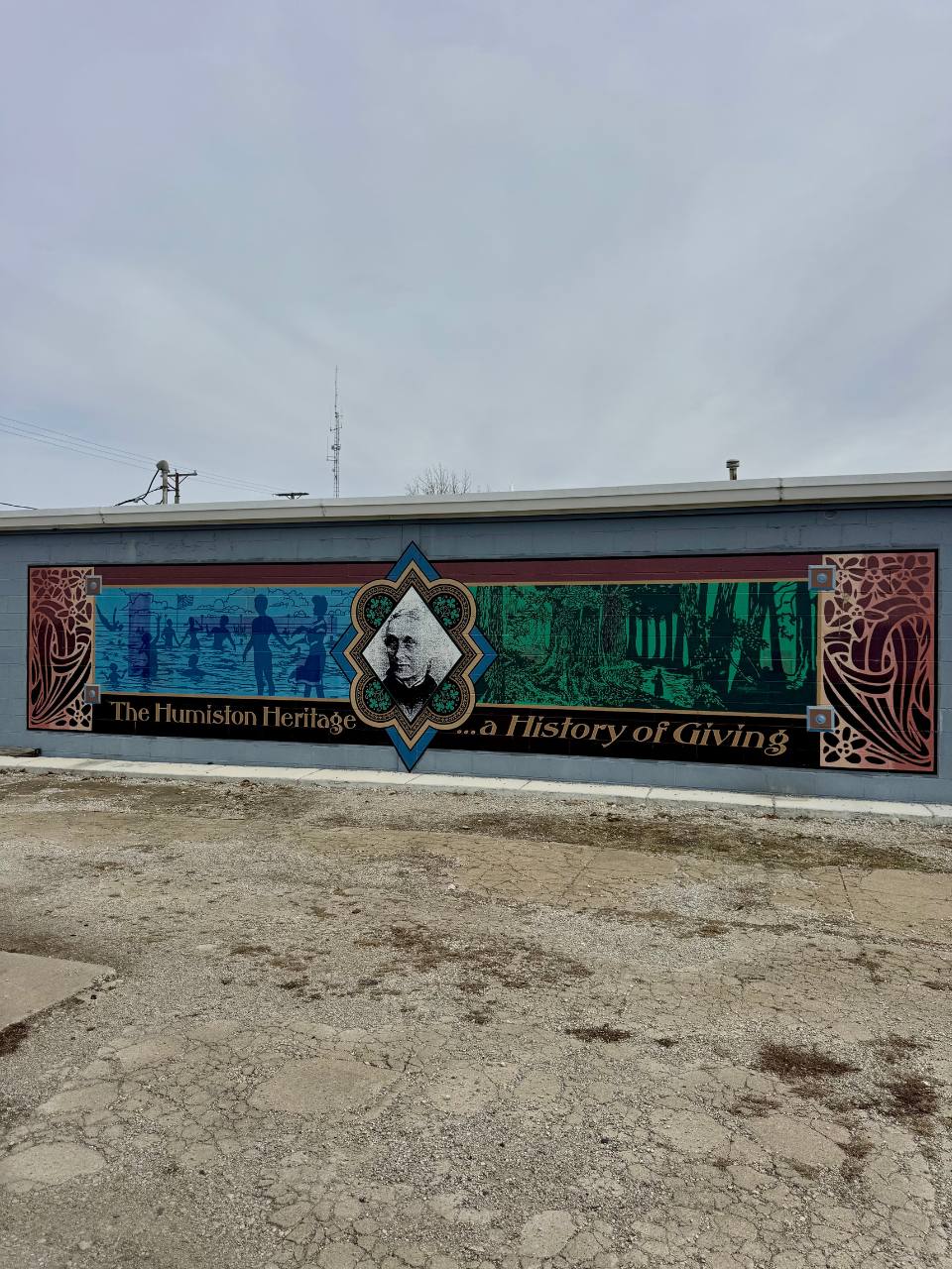 Humiston Heritage Mural in Pontiac, IL