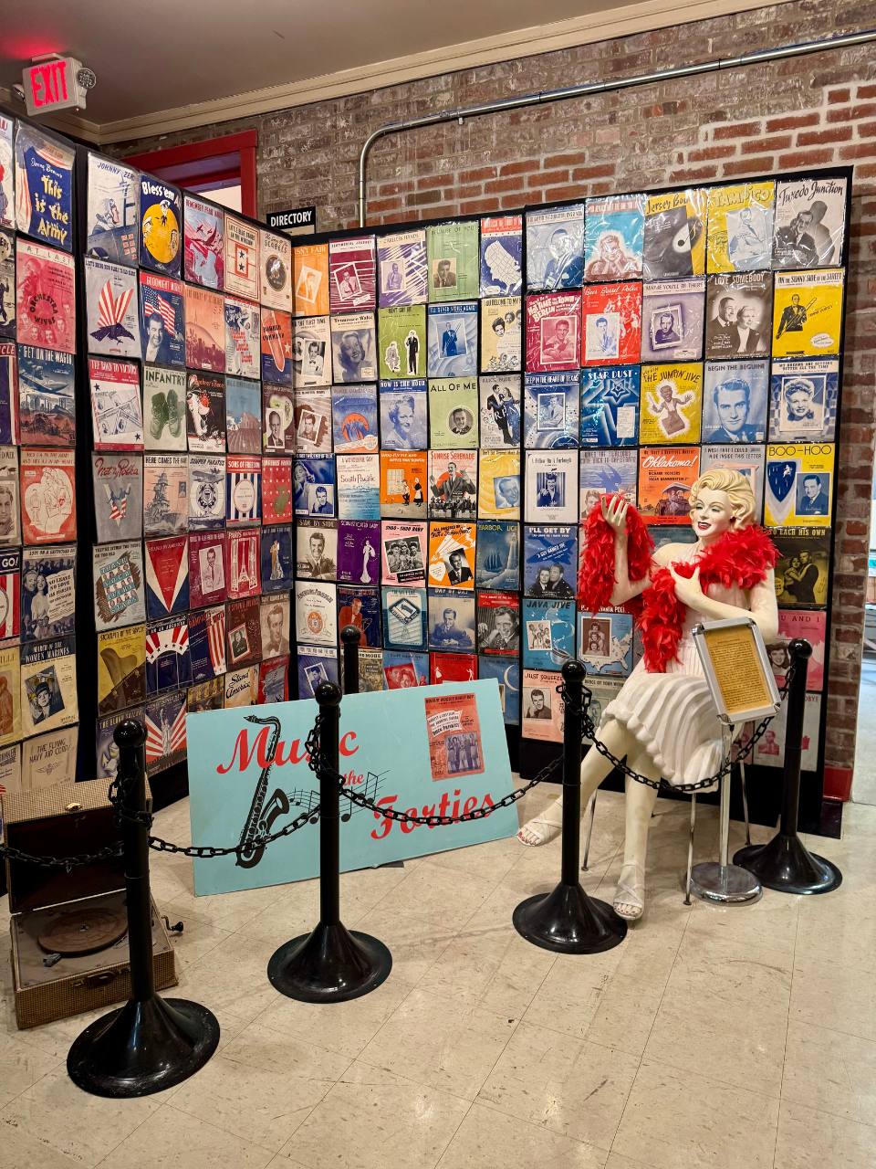 WWII era Hollywood memorabilia and female mannequin